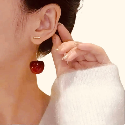 Charming Cherry Earrings – Playful and Elegant