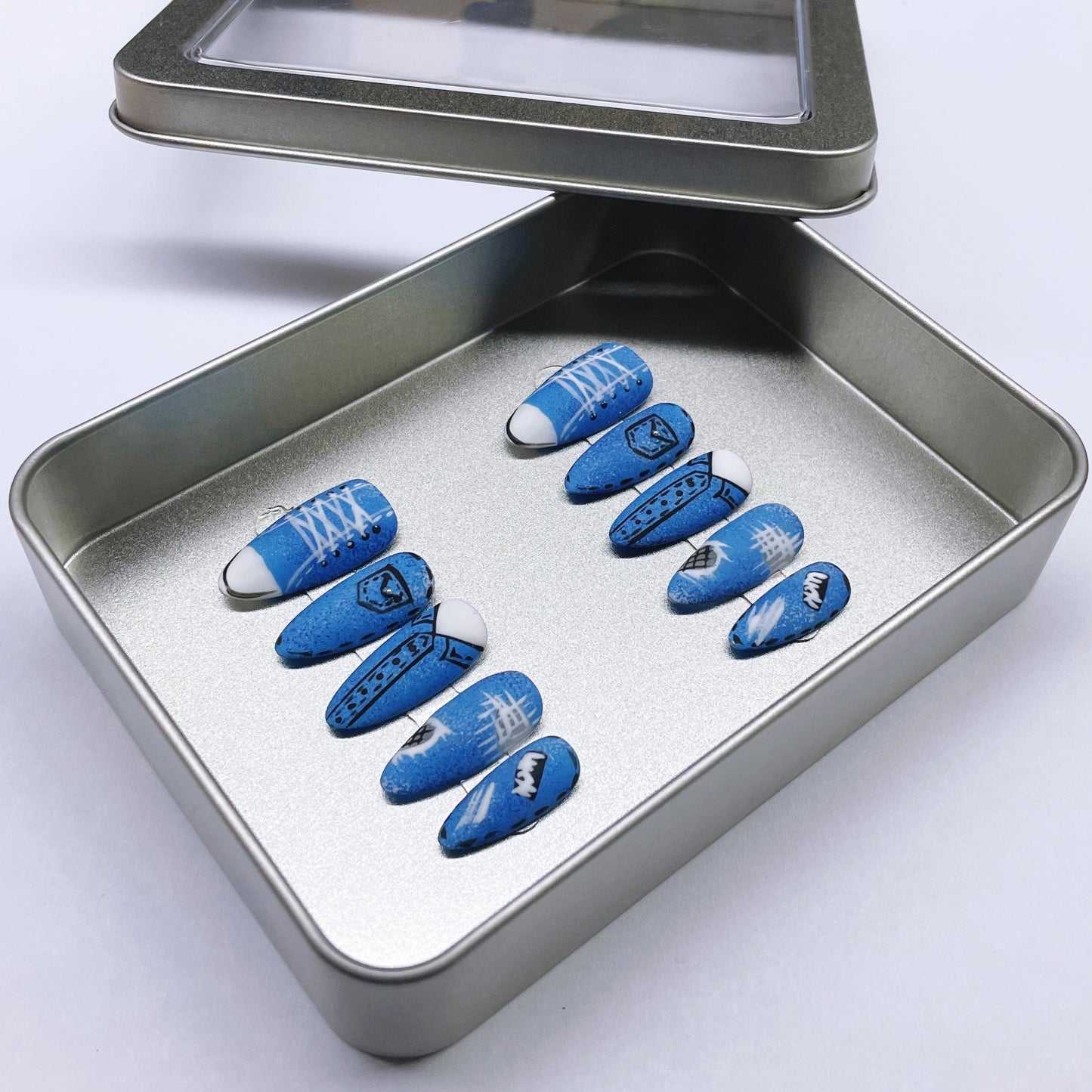 Denim - Style Pattern Handmade Press on Nails