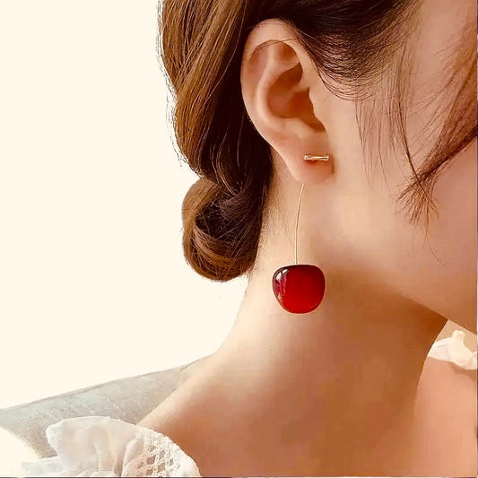 Charming Cherry Earrings – Playful and Elegant